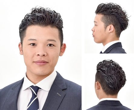 【 ヘアカット × パーマ 】爽やかさも武骨さも兼ね備えた欲張りパーマスタイル