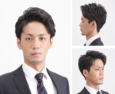 【 ヘアカット ×パーマ 】ゆるめのパーマで作る大人の7:3ツーブロック