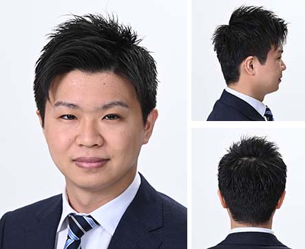 【 ヘアカット 】前髪長めのアップバング刈り上げショート